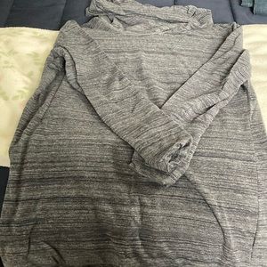 Merona brand, ladies xl cowl neck top, gray